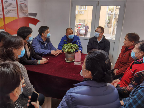 市北區(qū)即墨路街道“中青班”進網(wǎng)格，服務群眾“零距離”